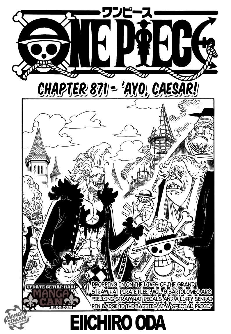 One Piece Chapter 871 Image 0