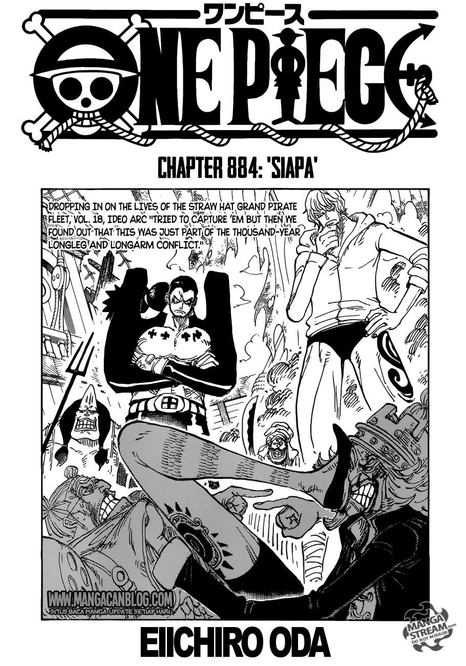 One Piece Chapter 884 Image 0