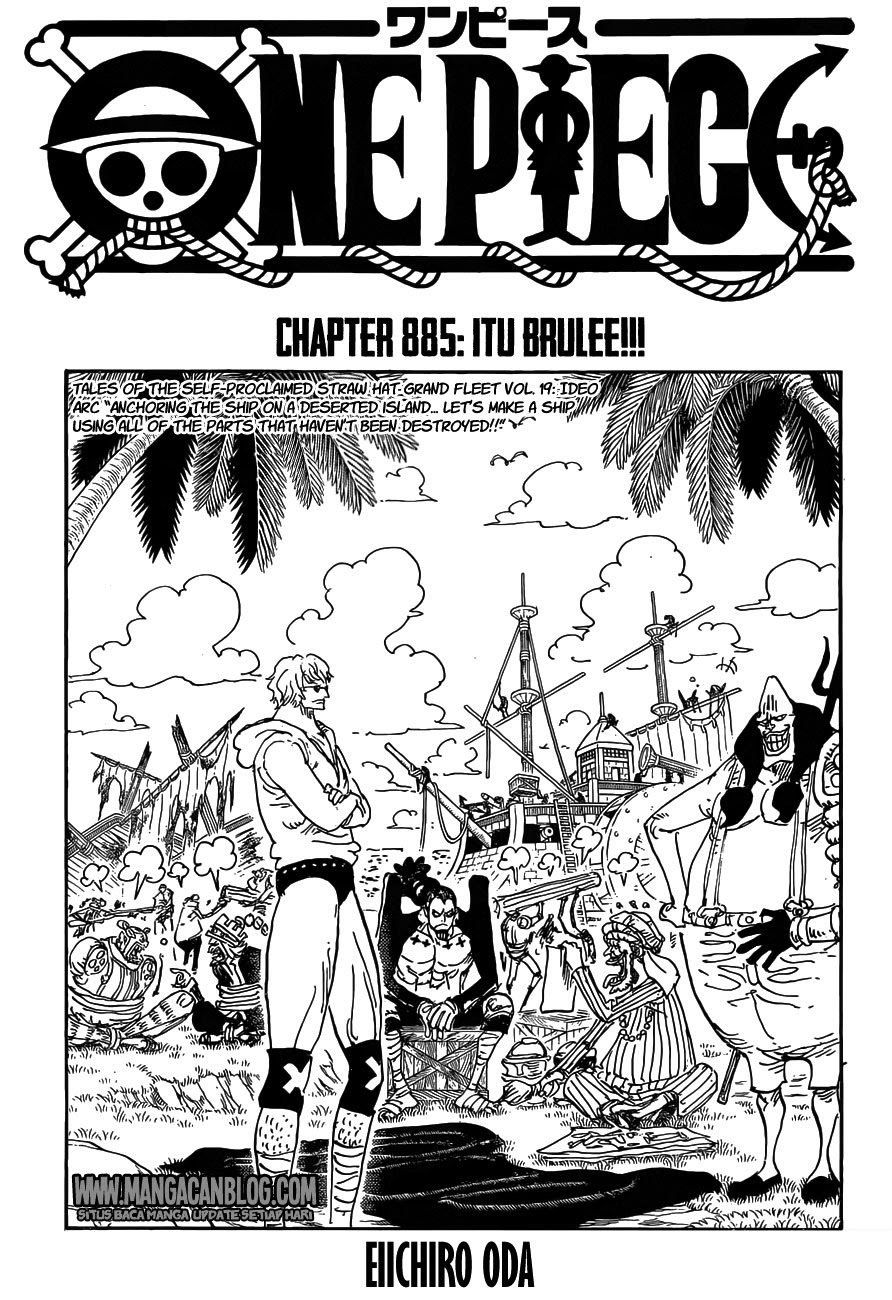 One Piece Chapter 885 Image 0