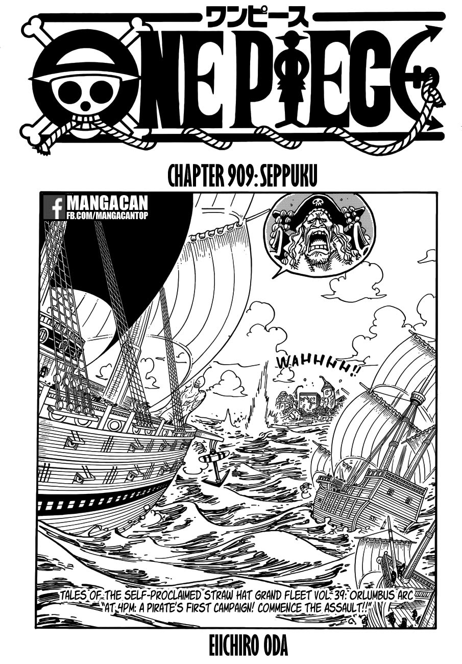 One Piece Chapter 909 Image 0