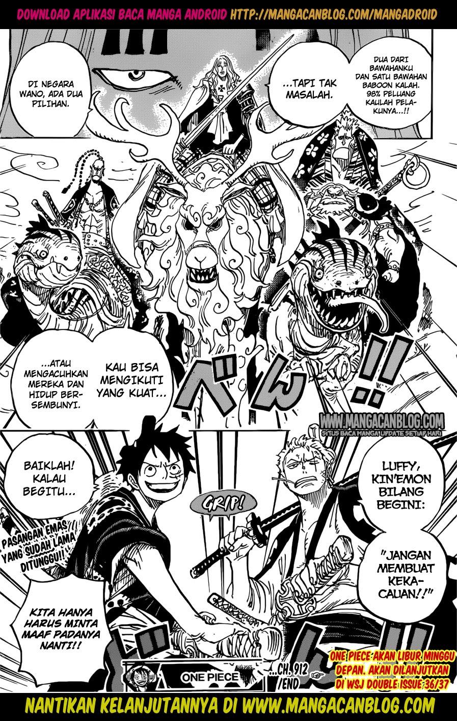 One Piece Chapter 912 Image 20