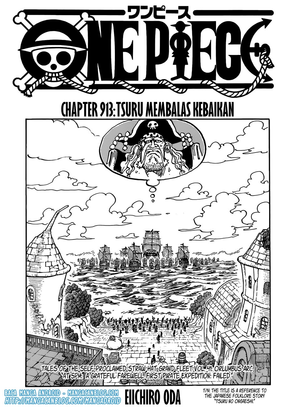One Piece Chapter 913 Image 1