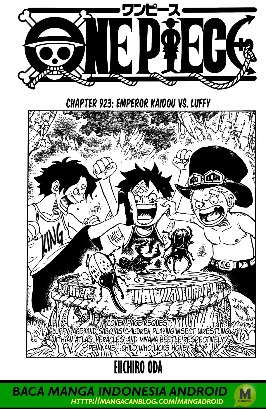 One Piece Chapter 923 Image 0