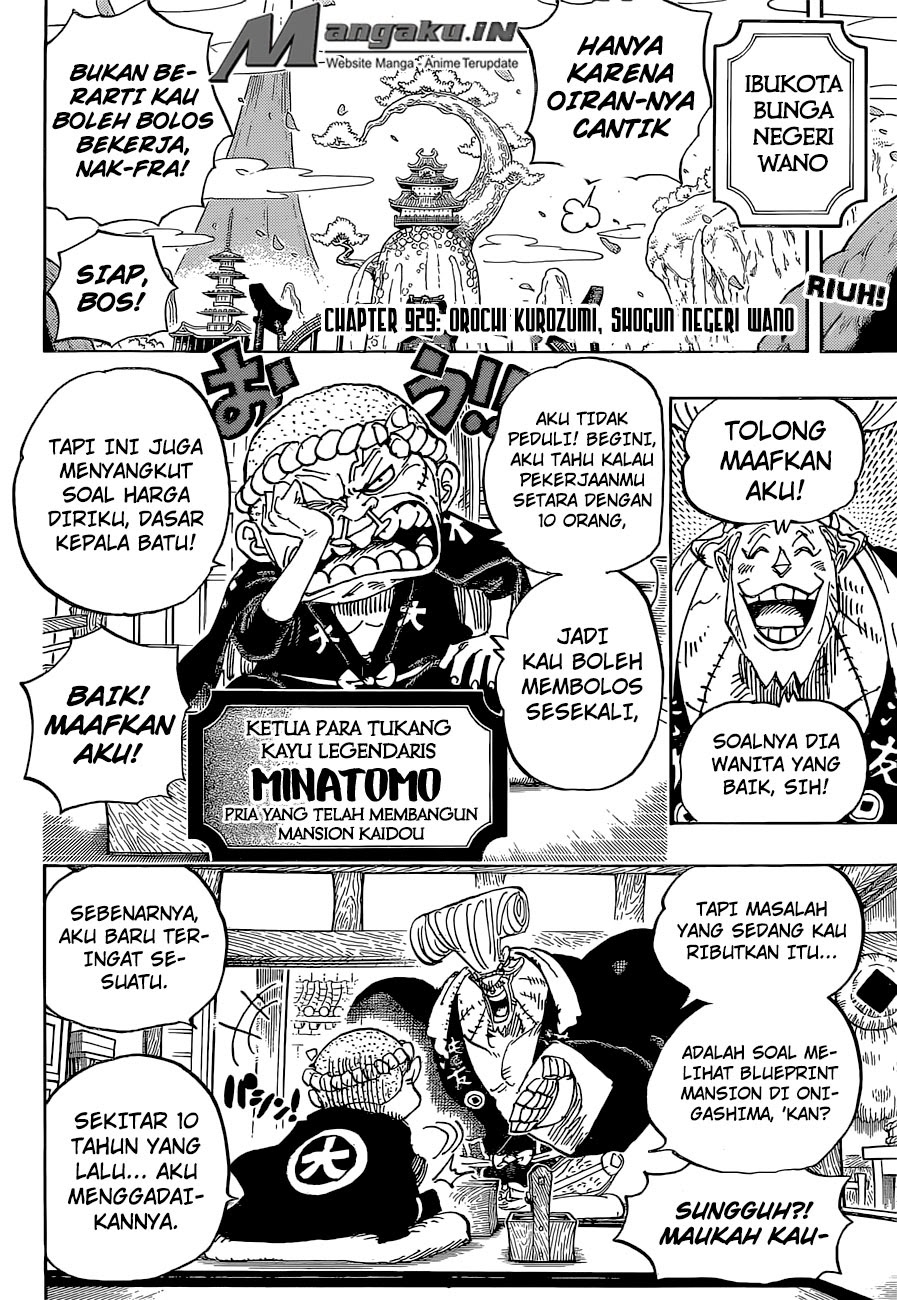 One Piece Chapter 929 Image 3