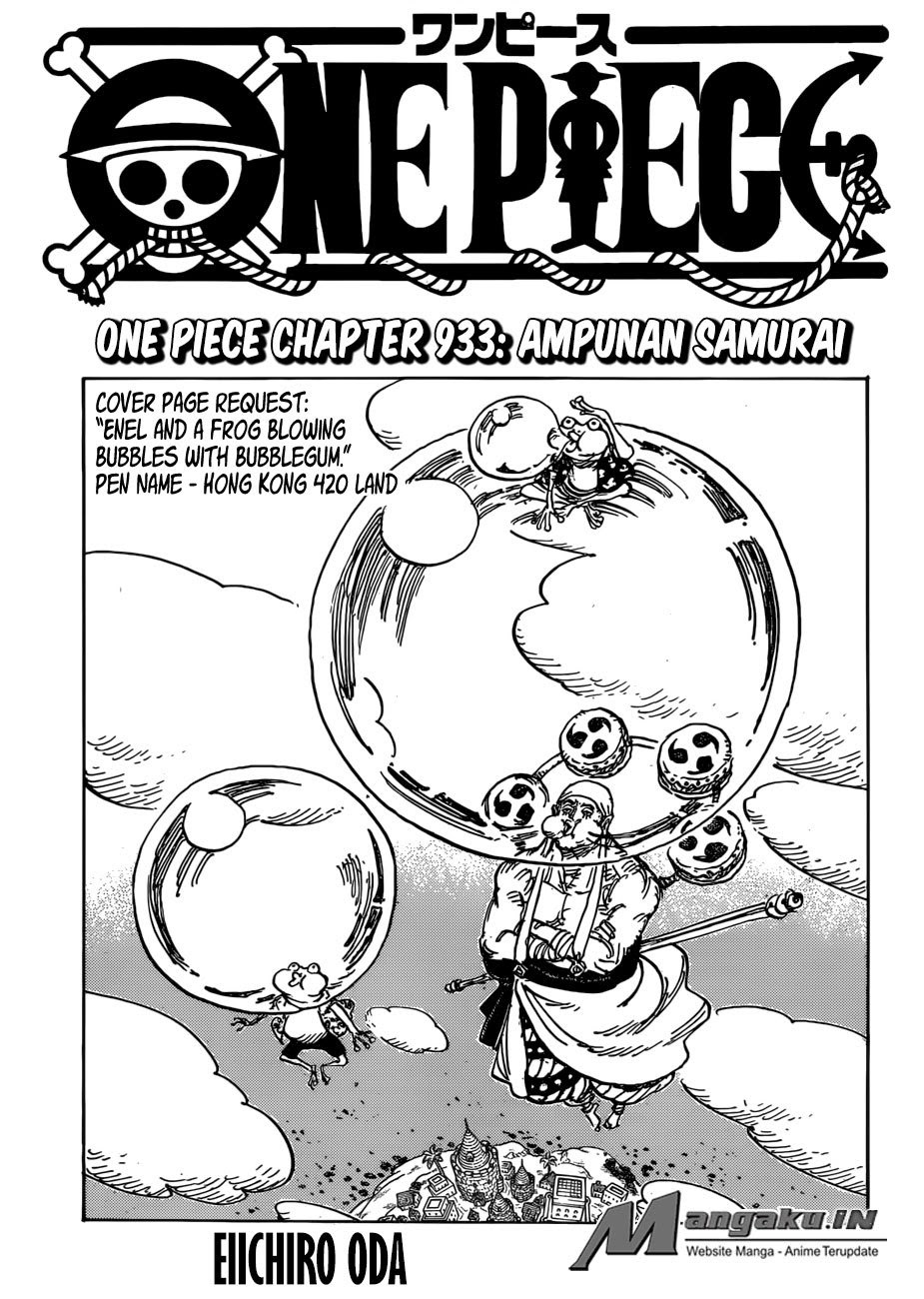 One Piece Chapter 933 Image 1