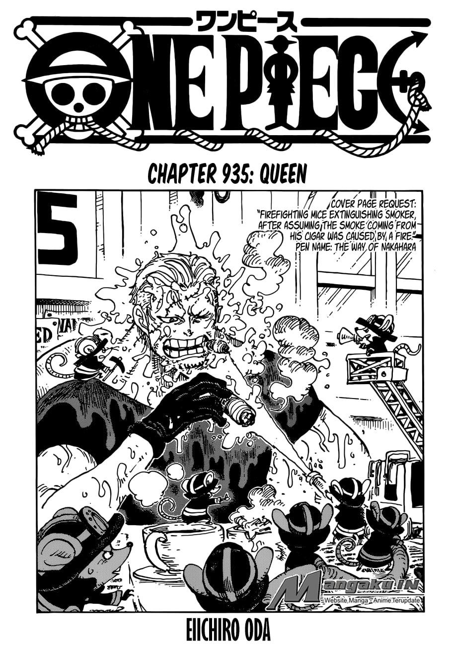 One Piece Chapter 935 Image 1
