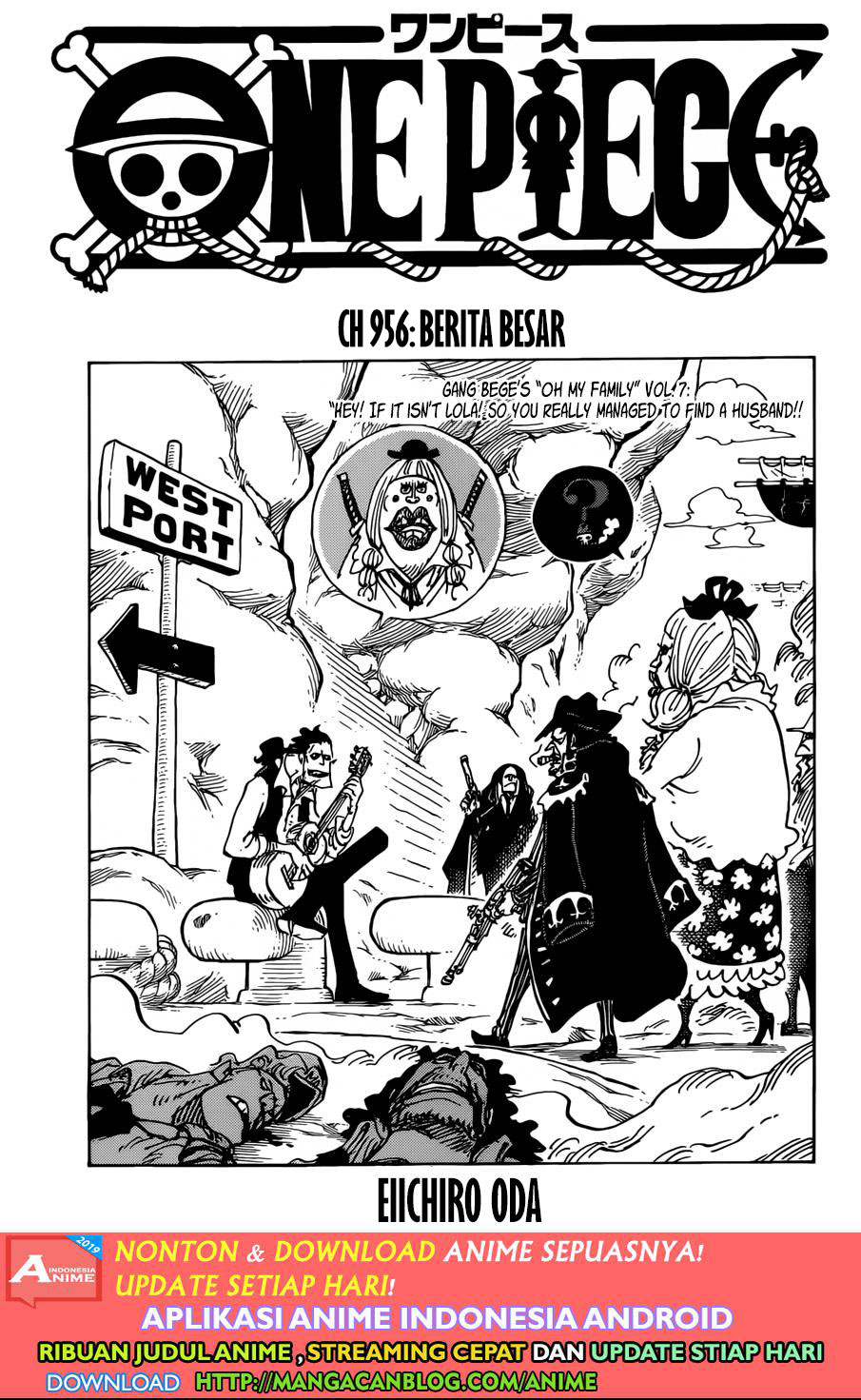 One Piece Chapter 956 Image 0