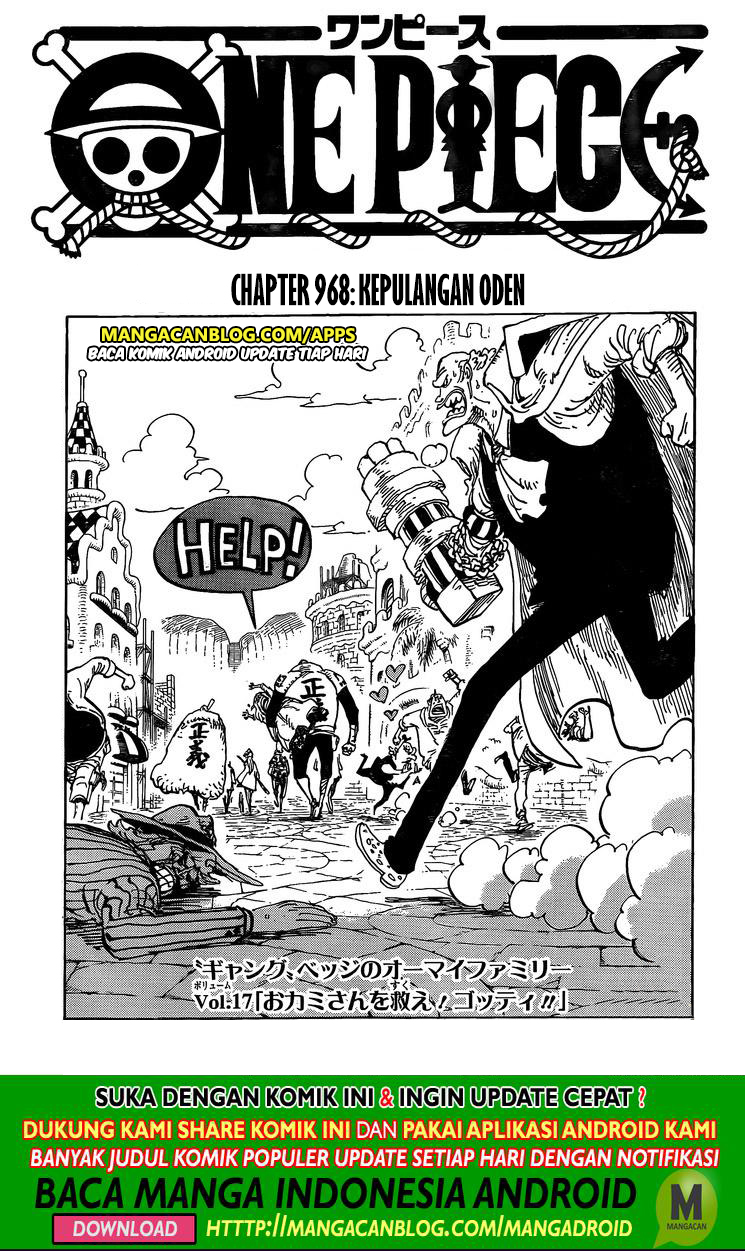 One Piece Chapter 968 Image 0