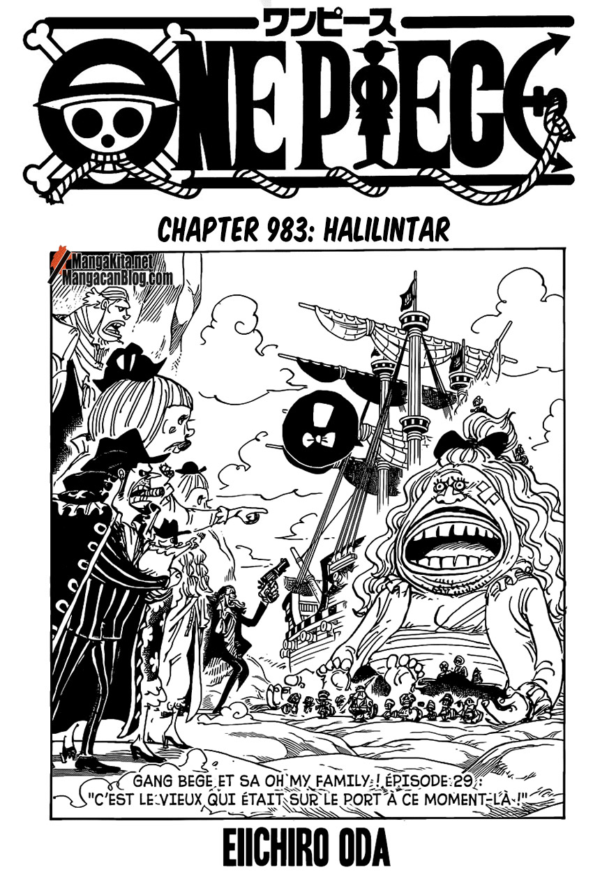 One Piece Chapter 983 Image 1
