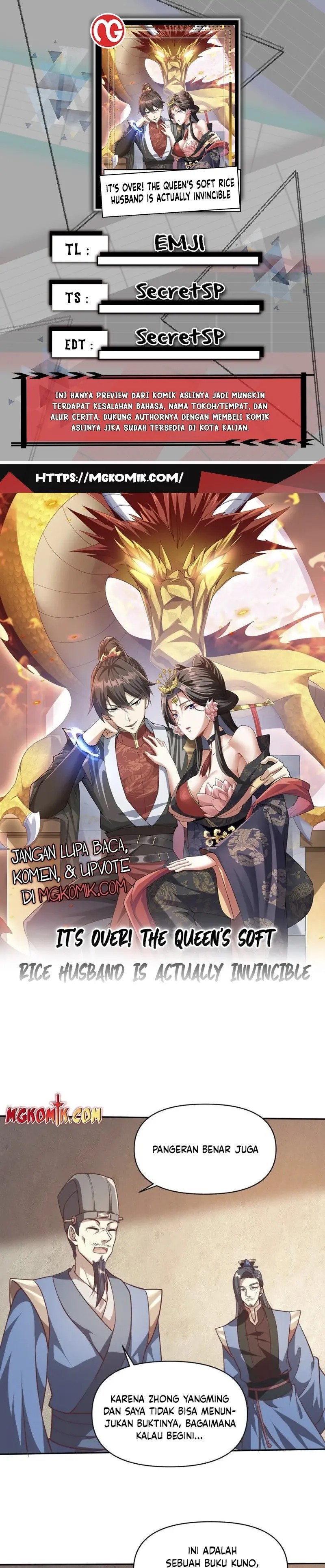 It’s Over! The Queen’s Soft Rice Husband is Actually Invincible Chapter 40 Image 0