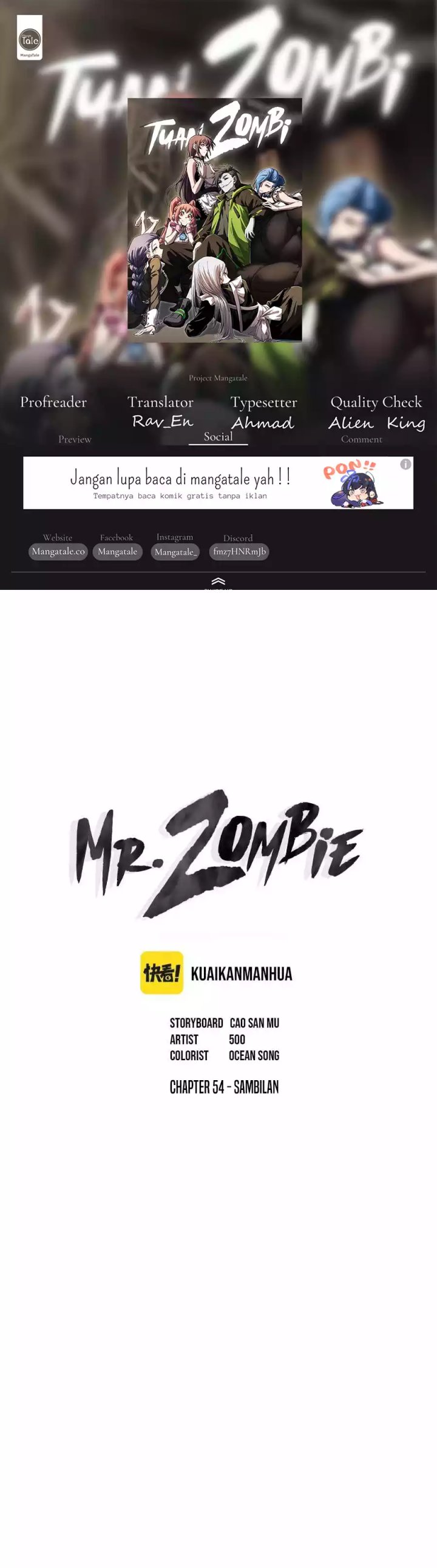 Mr. Zombie Chapter 54 Image 0