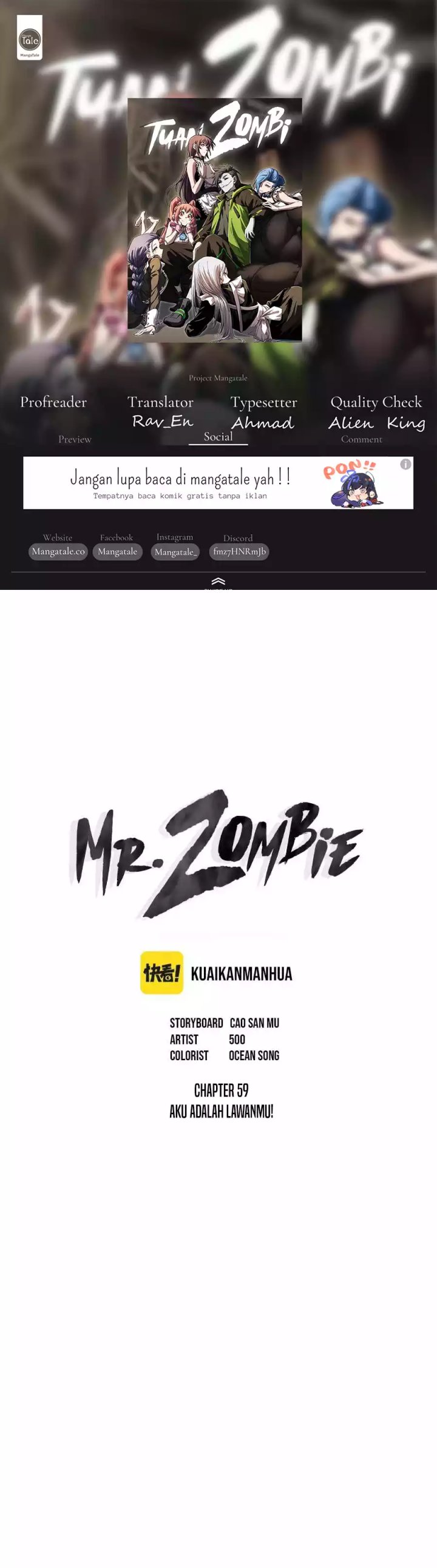 Mr. Zombie Chapter 59 Image 0