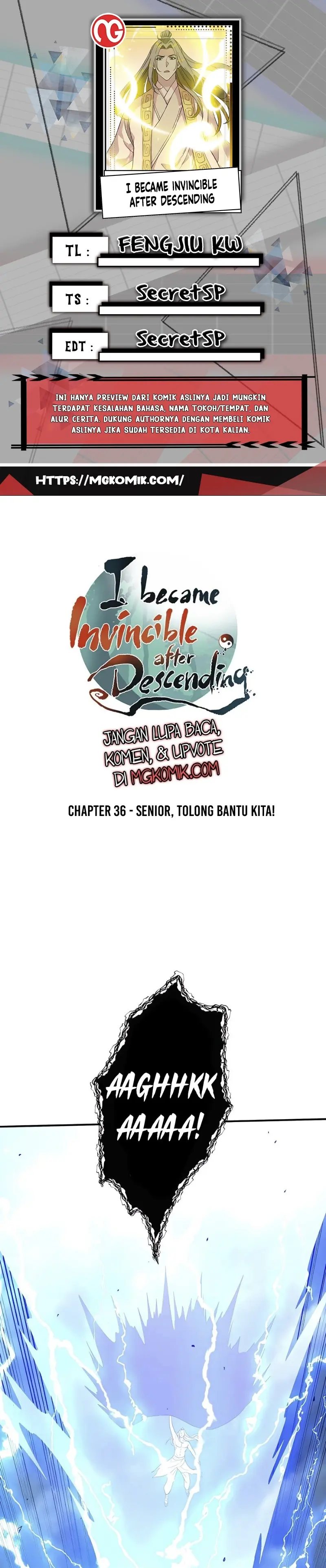 I Became Invincible After Descending Chapter 36 Image 0