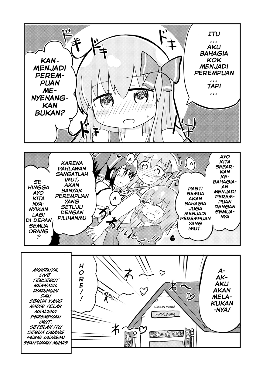 A Manga About a Hero Who Pulled Out the Holy Sword and Became a Girl Chapter 8 Image 3