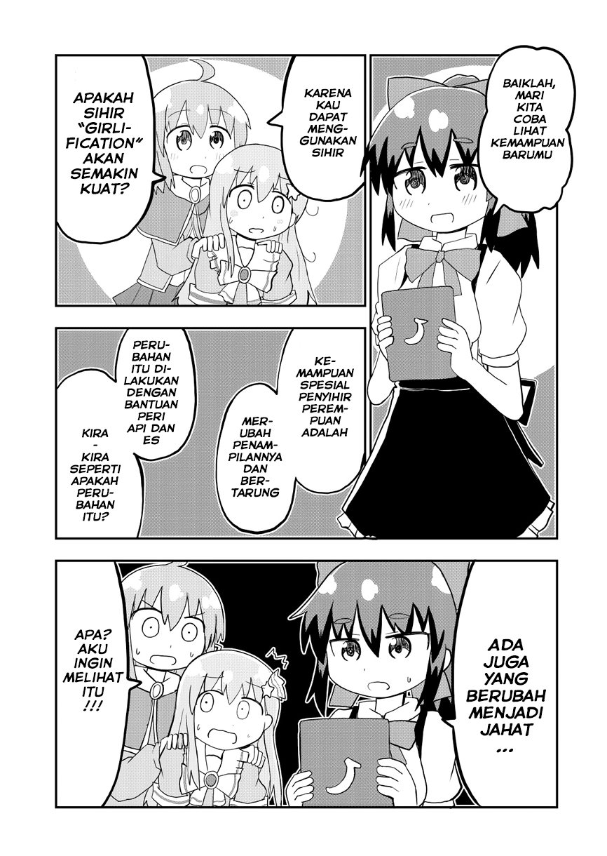 A Manga About a Hero Who Pulled Out the Holy Sword and Became a Girl Chapter 9 Image 1