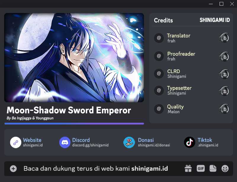 Moon-Shadow Sword Emperor Chapter 62 Image 0