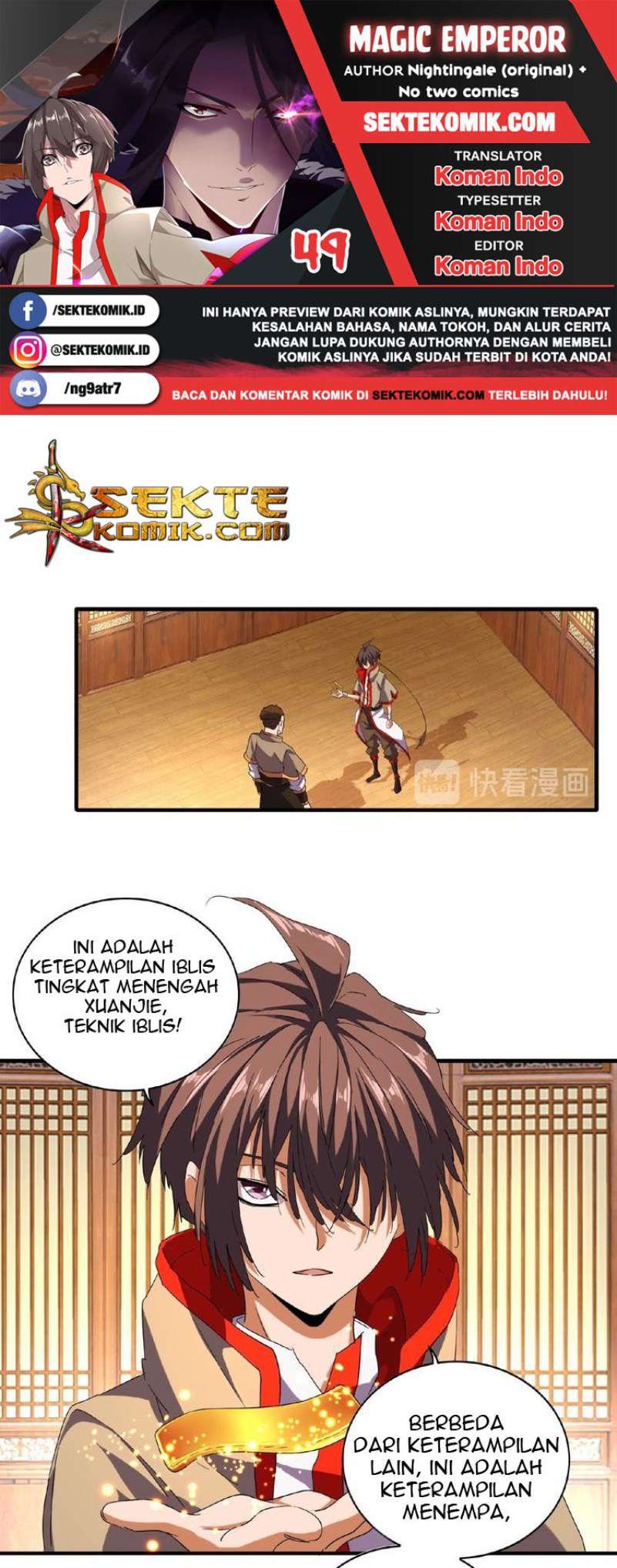 Magic Emperor Chapter 49 Image 0