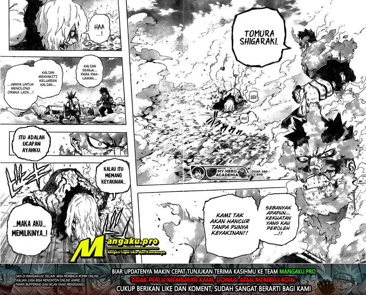 Boku no Hero Academia Chapter 280 Image 18