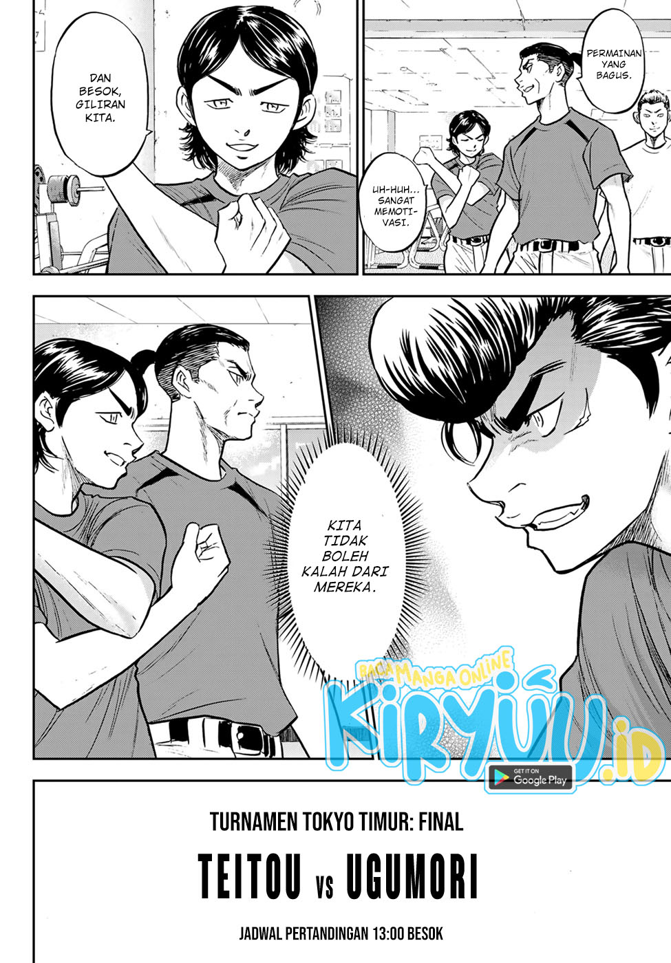 Diamond no Ace Act 2 Chapter 306 Image 9