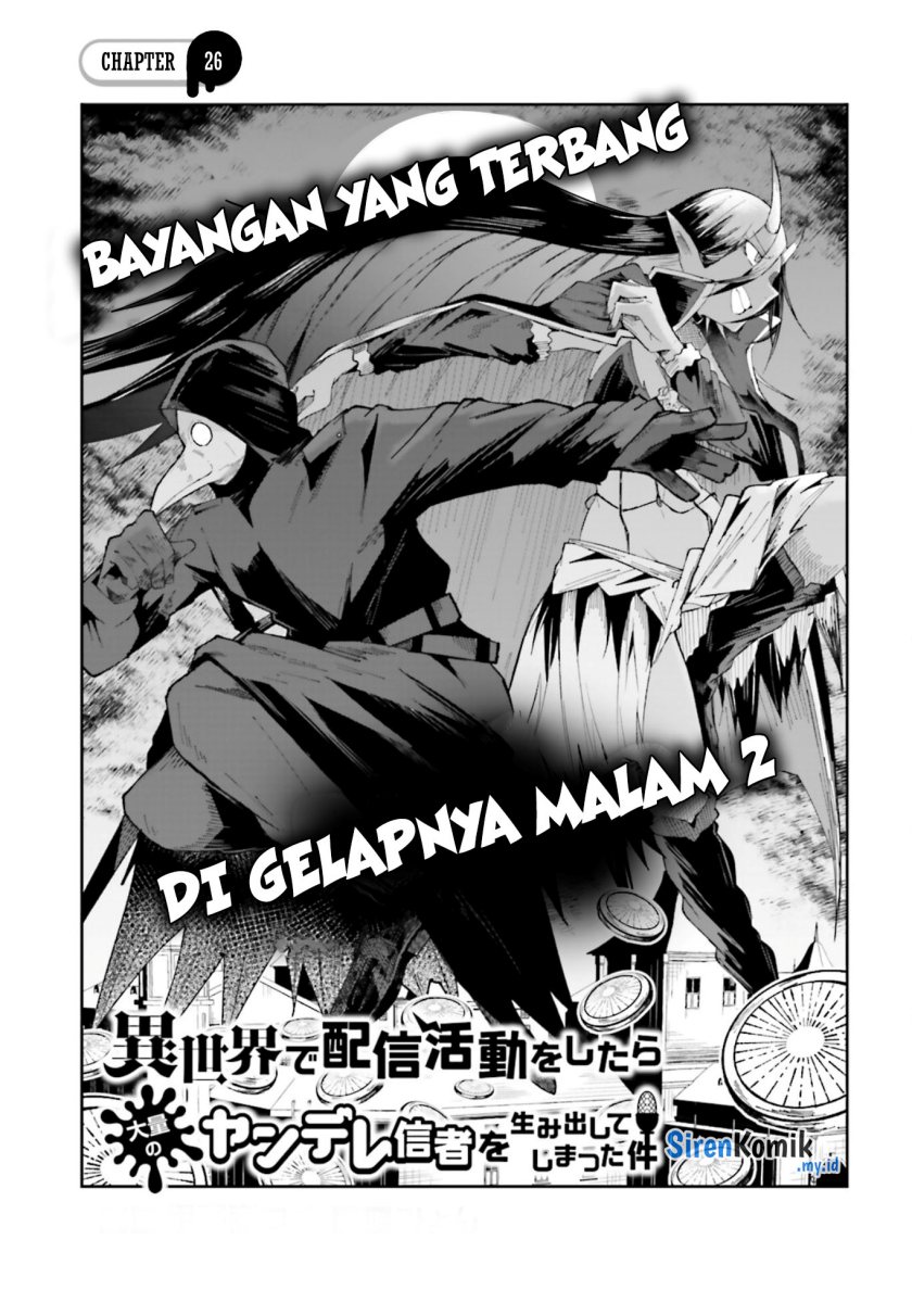 Isekai de Haishin Katsudou wo Shitara Tairyou no Yandere Shinja wo Umidashite Shimatta Ken Chapter 26 Image 1