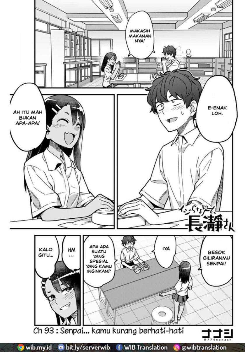 Ijiranaide, Nagatoro-san Chapter 93 Image 1