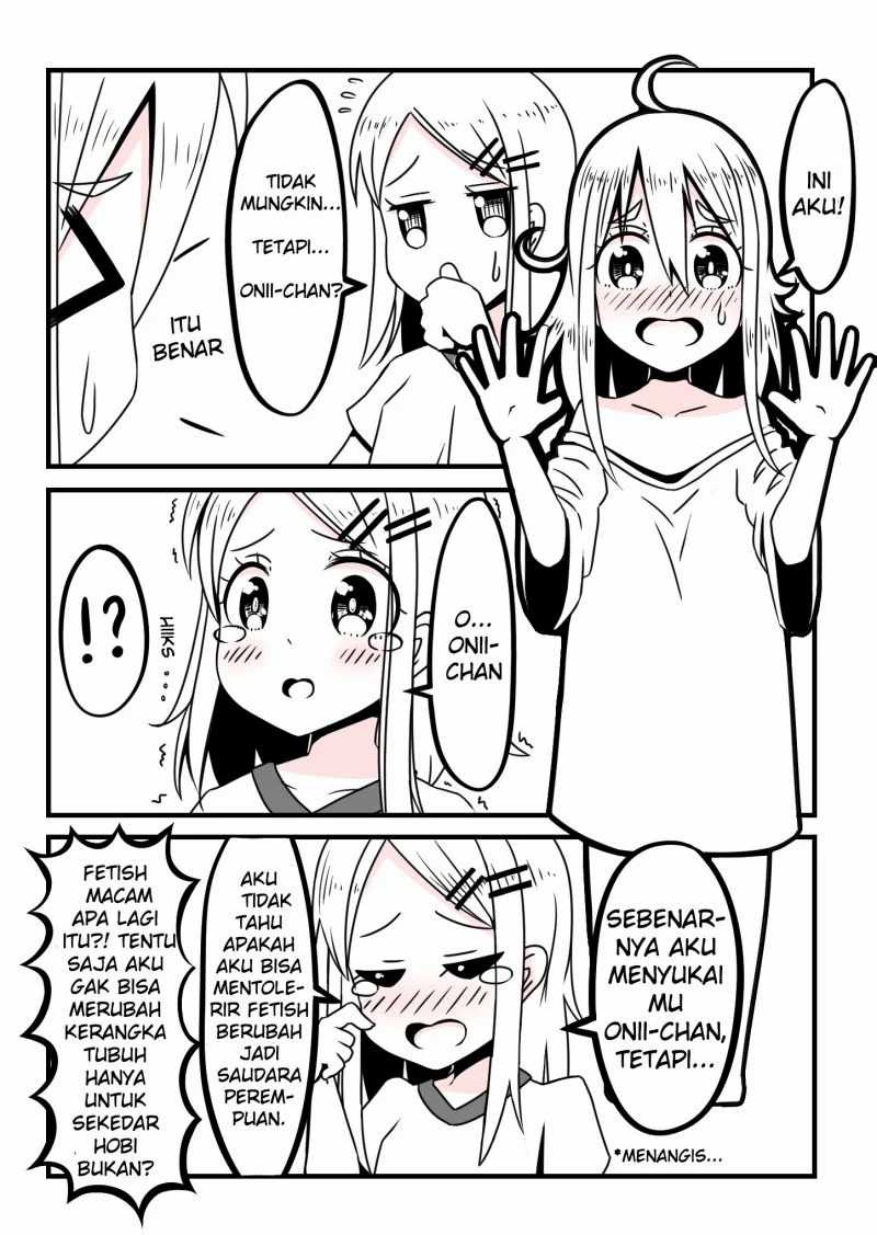 A Story in Which an Older Brother Becomes a Little Sister Chapter 02 Image 1