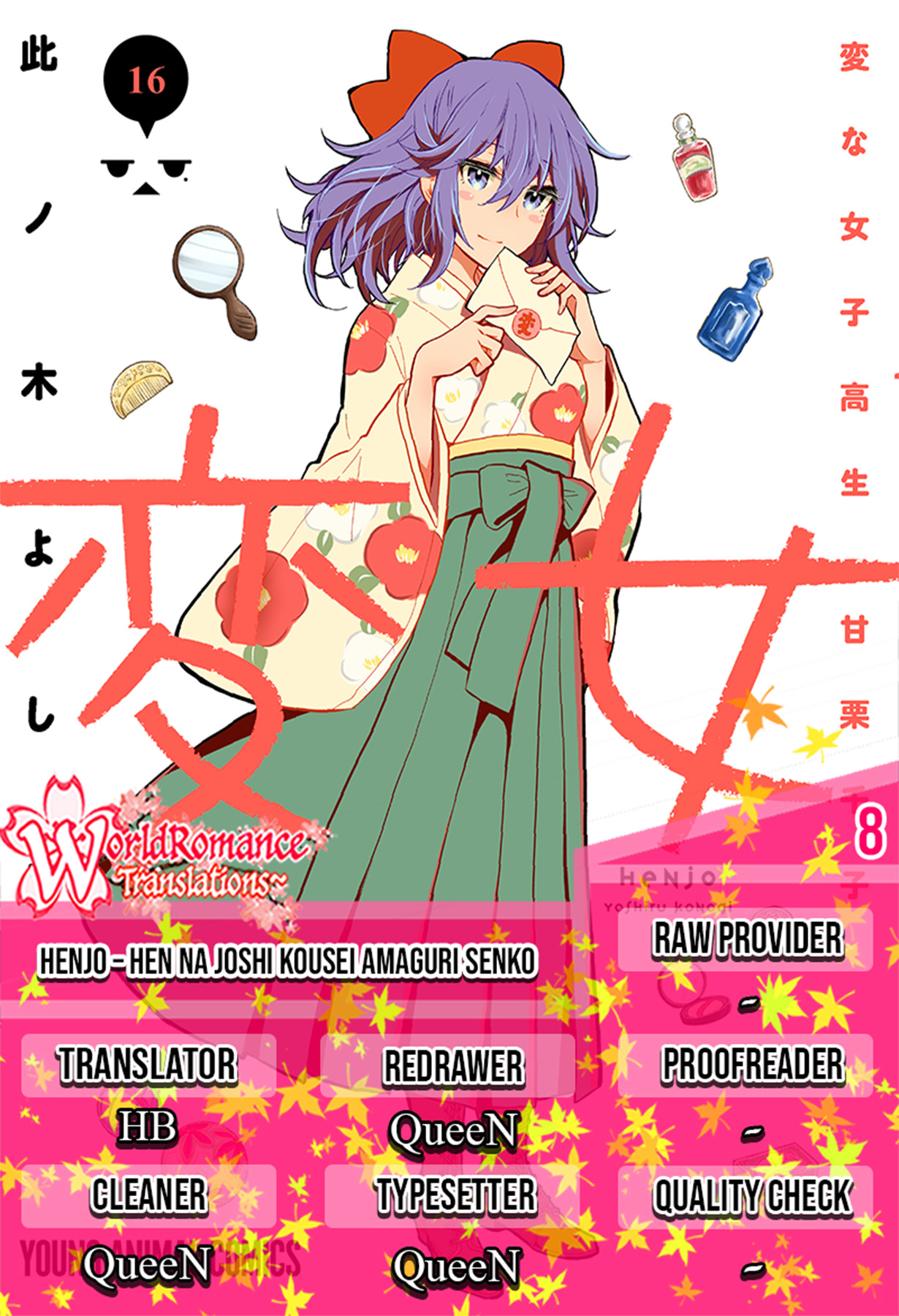 Henjo Hen na Joshikousei Amaguri Chiko Chapter 8 Image 0