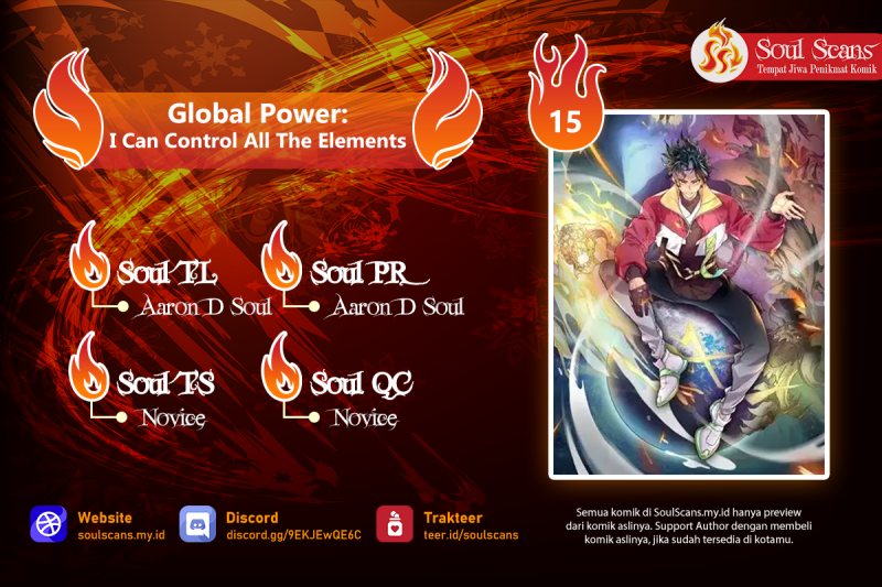 Global Power: I Can Control All The Elements Chapter 15 Image 0