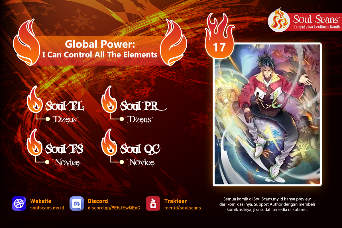 Global Power: I Can Control All The Elements Chapter 17 Image 0