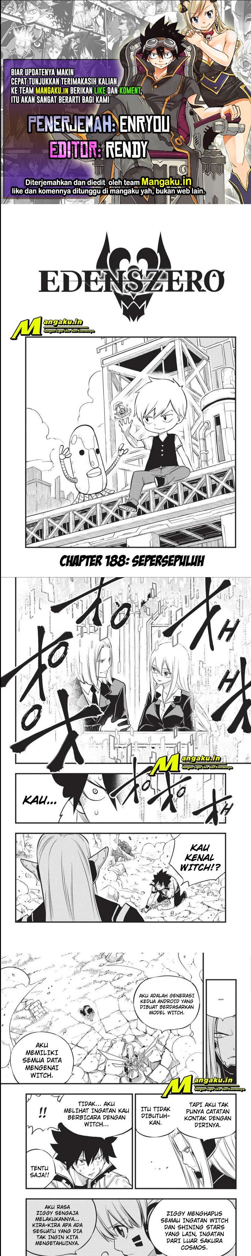 Eden’s Zero Chapter 188 Image 0