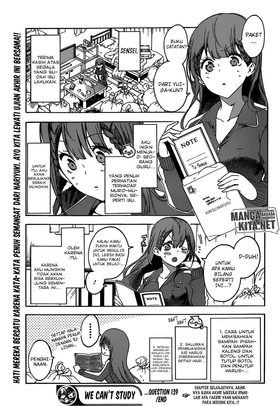 Bokutachi wa Benkyou ga Dekinai Chapter 139 Image 20